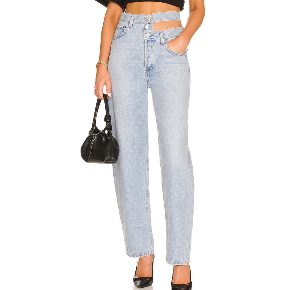 Agolde broken waist jean